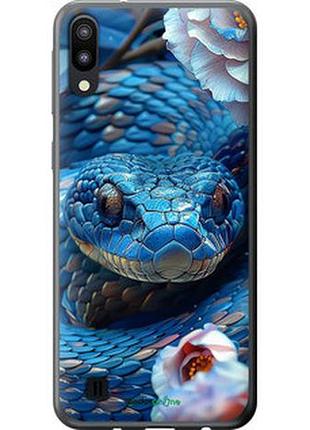 Чехол на samsung galaxy m10 blue snake "6079u-1661-2448"