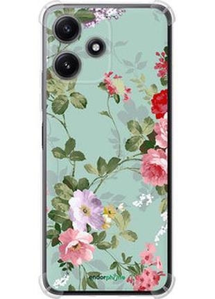 Чехол на xiaomi redmi note 12r цветочные обои 2 "862sp-3860-2448"
