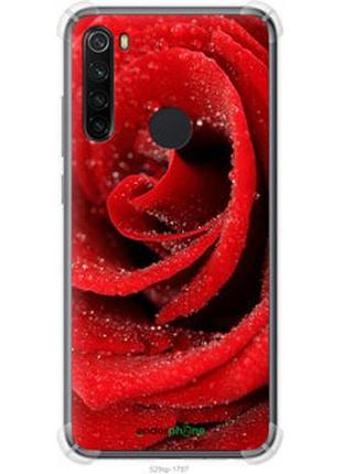 Чехол на xiaomi redmi note 8 красная роза "529sp-1787-2448"