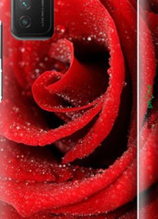 Чехол на xiaomi poco m3 красная роза "529m-2200-2448"