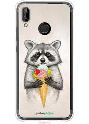 Чохол на huawei p20 lite єнотик з морозивом "4602sp-1410-2448"
