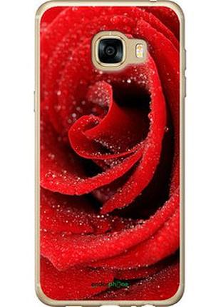 Чохол на samsung galaxy c5 c5000 червона троянда "529t-301-2448"