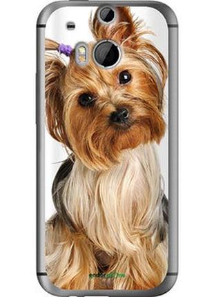 Чохол на htc one m8 йоркширський тер'єр із хвостиком "930u-30-2448"