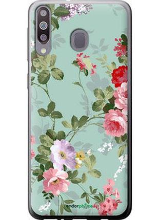 Чехол на samsung galaxy a40s a3050 цветочные обои 2 "862t-2058-2448"