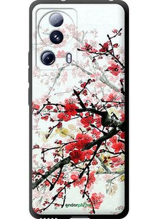 Чохол на xiaomi 13 lite квітучий кущ "831b-3017-2448"