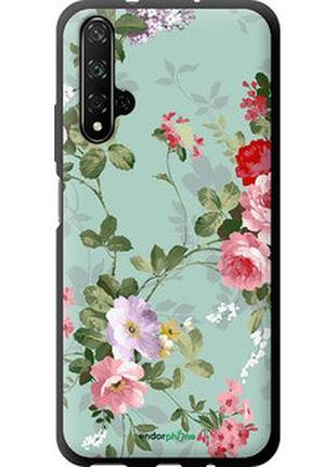 Чехол на huawei nova 5t цветочные обои 2 "862b-1833-2448"
