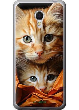 Чехол на meizu mx6 котики 2 "5664t-259-2448"