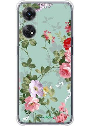 Чехол на oppo reno8 t цветочные обои 2 "862sp-2969-2448"