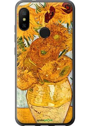 Чехол на xiaomi mi a2 lite винсент ван гог. подсолнухи "162u-1522-2448"