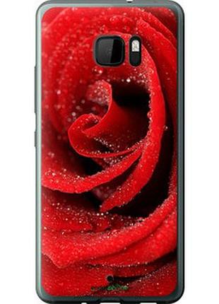 Чехол на htc u ultra красная роза "529u-833-2448"