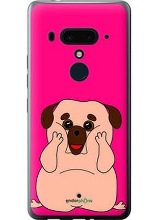 Чехол на htc u12 plus весёлый мопс "4908u-1712-2448"