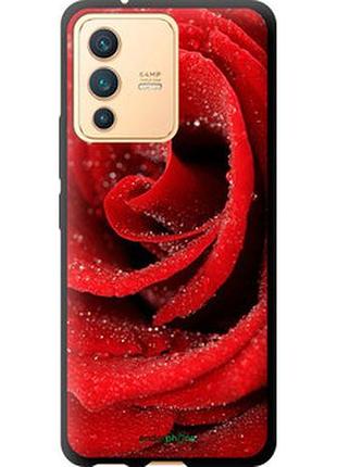 Чехол на vivo v23 красная роза "529b-2642-2448"