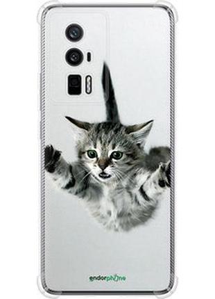 Чохол на xiaomi poco f5 pro 5g летючий кошенят "2322sp-3193-2448"