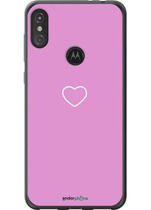 Чохол на motorola one power серце 2 "4863u-1588-2448"