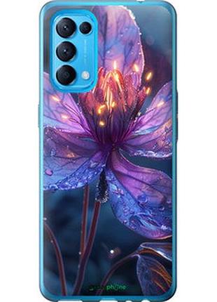 Чехол на oppo find x3 lite магический цветок "6038u-2299-2448"