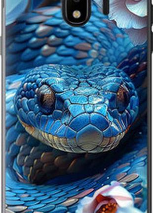 Чехол на samsung galaxy j4 2018 blue snake "6079t-1487-2448"