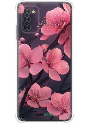 Чехол на samsung galaxy a03s a037f пурпурная сакура "6075sp-2381-2448"