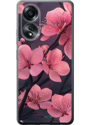 Чохол на oppo a58 4g пурпурова сакура "6075u-3184-2448"