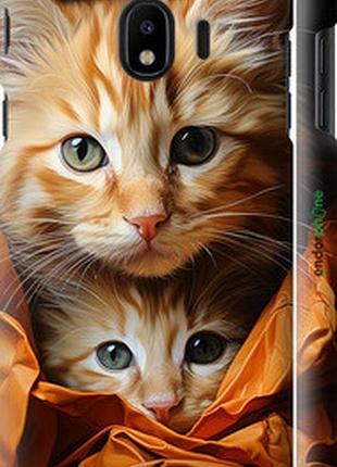 Чехол на samsung galaxy j4 2018 котики 2 "5664m-1487-2448"
