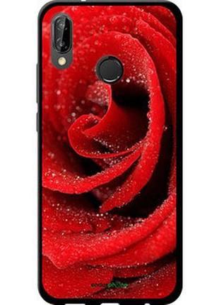 Чехол на huawei p20 lite красная роза "529b-1410-2448"