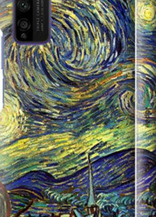 Чехол на huawei honor 30 lite винсент ван гог. звёздная ночь "163m-2074-2448"