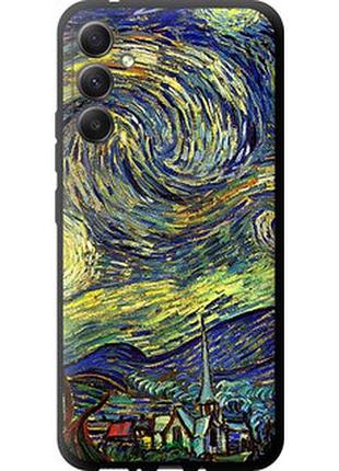 Чехол на samsung galaxy a34 a346e винсент ван гог. звёздная ночь "163b-2936-2448"