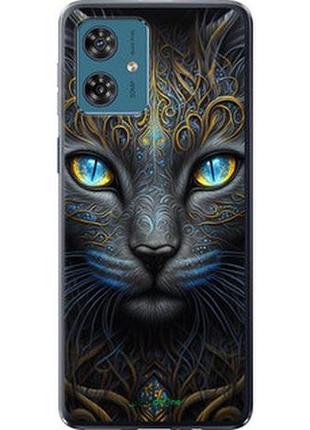 Чехол на motorola moto g54 кошка "5548u-3339-2448"