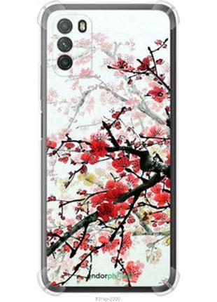 Чохол на xiaomi poco m3 квітучий кущ "831sp-2200-2448"