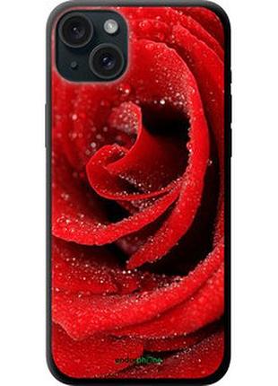 Чехол на iphone 15 plus красная роза "529b-3097-2448"