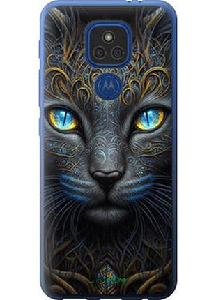 Чехол на motorola e7 plus кошка "5548u-2107-2448"