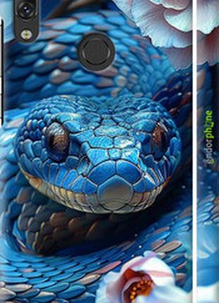 Чехол на lenovo k5 pro blue snake "6079m-1608-2448"