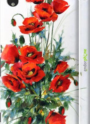 Чехол на sony xperia m4 aqua e2312 маки "523m-162-2448"