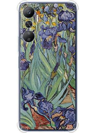 Чехол на infinix hot 20 винсент ван гог. ирисы "161sp-2966-2448"