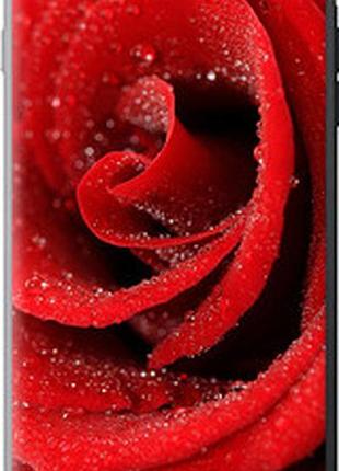 Чехол на iphone 8 plus красная роза "529t-1032-2448"