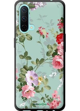 Чехол на oneplus nord ce цветочные обои 2 "862b-2382-2448"