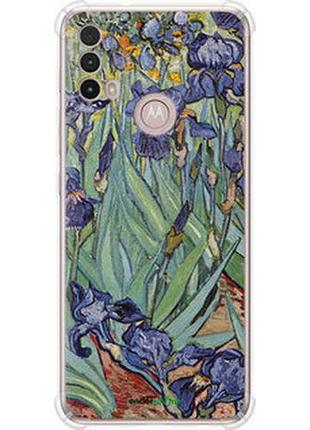 Чехол на motorola e40 винсент ван гог. ирисы "161sp-2660-2448"