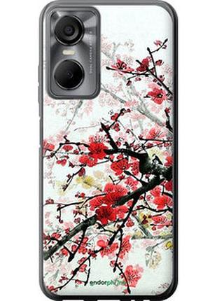 Чехол на tecno pop 6 pro be8 цветущий куст "831u-2929-2448"