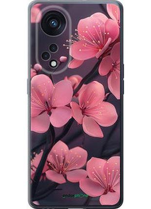Чехол на oppo oppo reno 8t 5g пурпурная сакура "6075u-3122-2448"