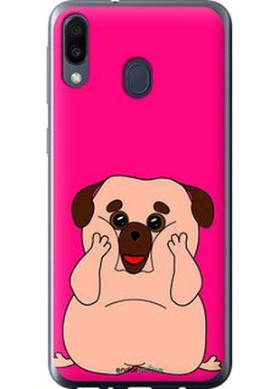 Чохол на samsung galaxy m20 веселий мопс "4908t-1660-2448"