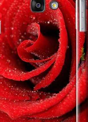 Чехол на samsung galaxy a3 (2016) a310f красная роза "529m-159-2448"