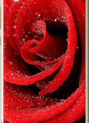 Чехол на huawei y6 ii красная роза "529u-338-2448"