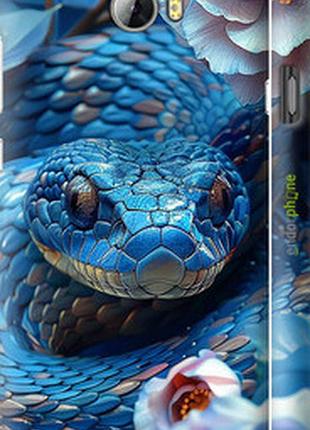 Чехол на huawei y5 ii blue snake "6079m-496-2448"