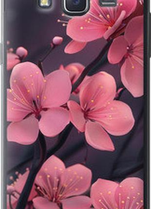 Чехол на samsung galaxy j5 (2015) j500h пурпурная сакура "6075t-100-2448"
