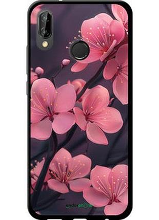 Чехол на huawei p20 lite пурпурная сакура "6075b-1410-2448"