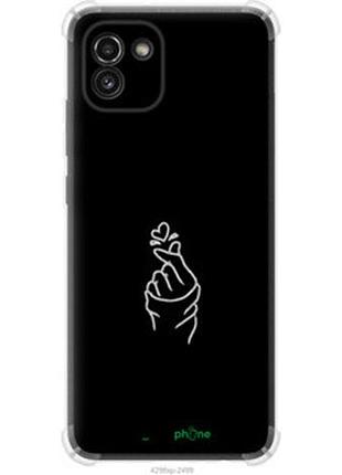 Чехол на samsung galaxy a03 a035f love you "4298sp-2499-2448"
