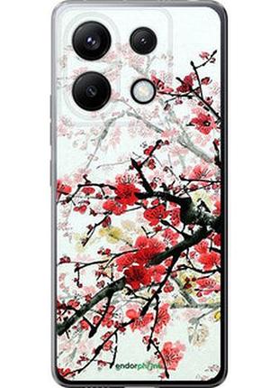 Чехол на xiaomi poco x6 цветущий куст "831u-3678-2448"