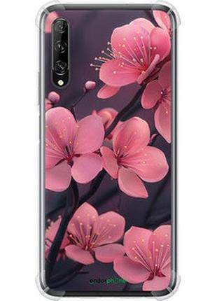 Чохол на huawei p smart pro пурпурова сакура "6075sp-1906-2448"