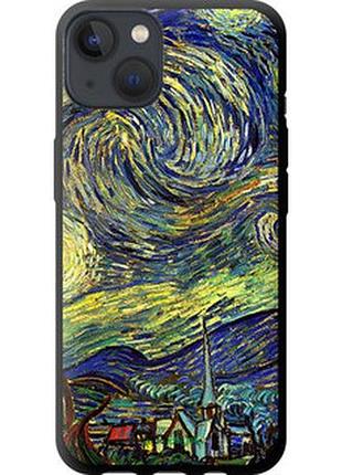 Чохол на iphone 13 вінсент ван гог. зоряна ніч "163b-2374-2448"