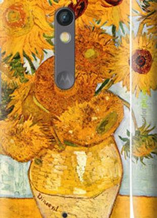 Чохол на motorola moto x play вінсент ван гог. соняшники "162m-459-2448"