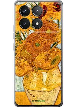 Чехол на xiaomi redmi k70 винсент ван гог. подсолнухи "162u-3799-2448"